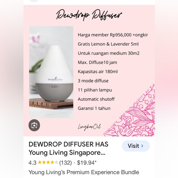 Dewdrop Diffuser/Humidifier - Picture 7 of 9
